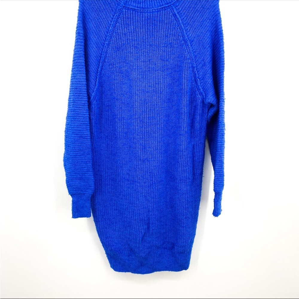 FREE PEOPLE Sunday V Neck Sweater Blue NWT - Picture 7 of 14